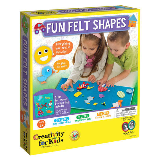 Fun Felt Shapes Play Set for Preschool Kids