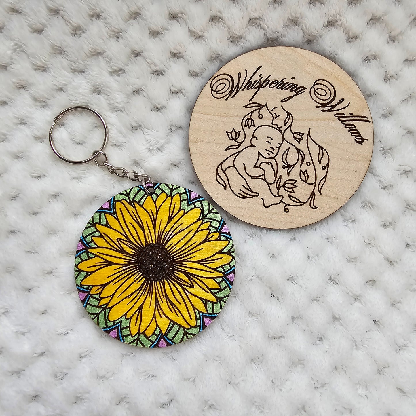 Sunflower Keychain