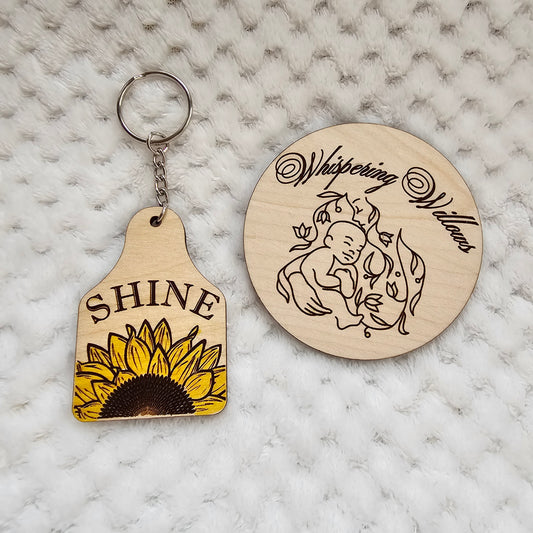 Shine Sunflower Keychain