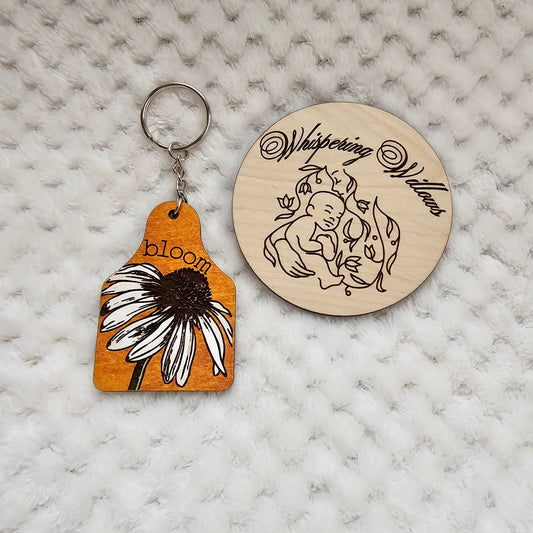 Bloom Daisy Keychain