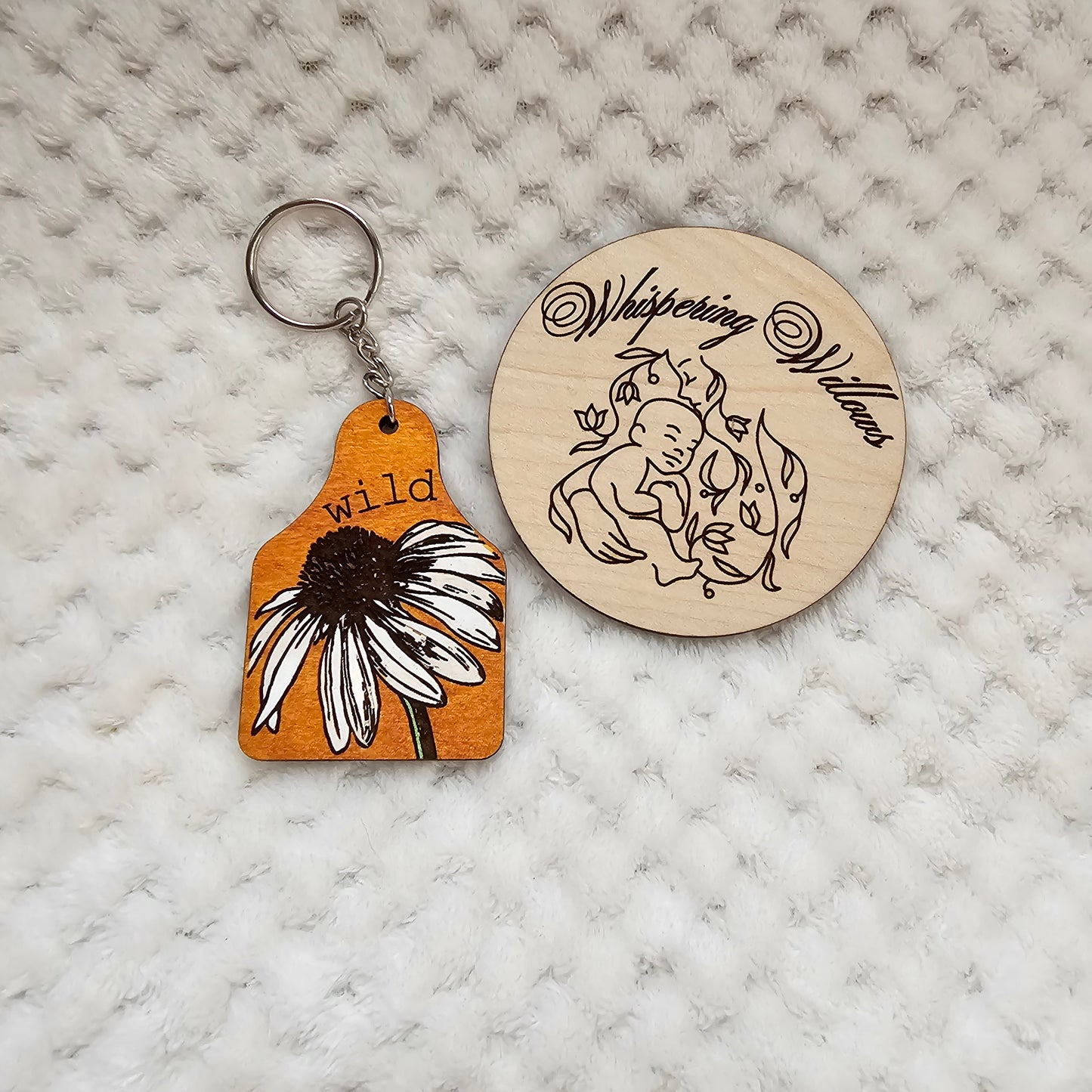 Wild Daisy Keychain