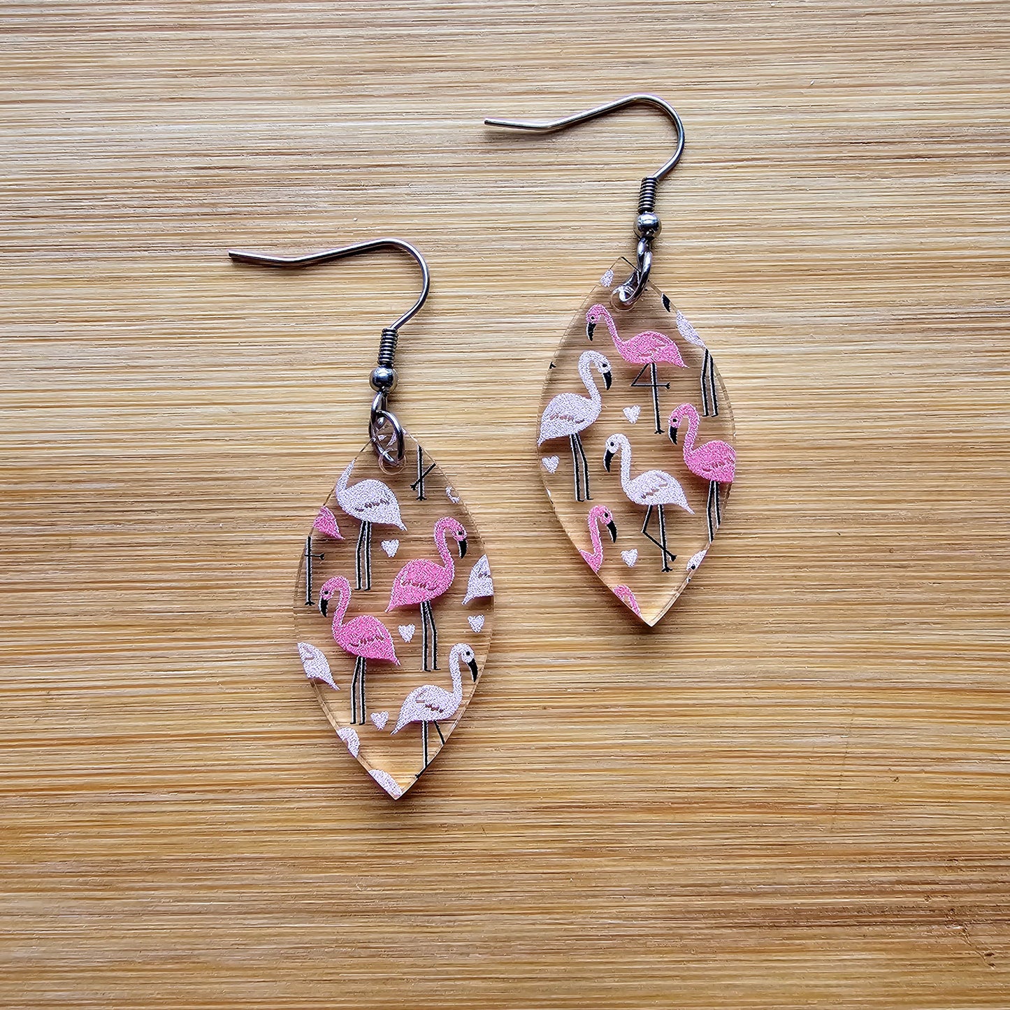 Flamingos Acrylic Earrings