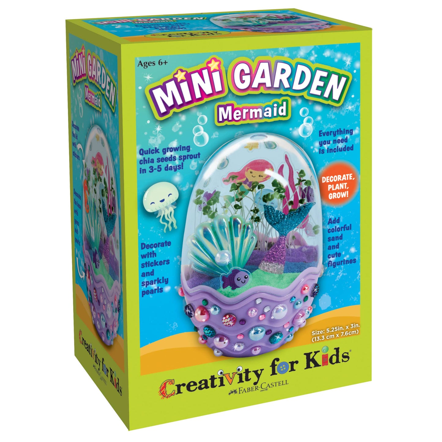 Grow a Mini Garden – Mermaid - DIY Craft Kit for Kids