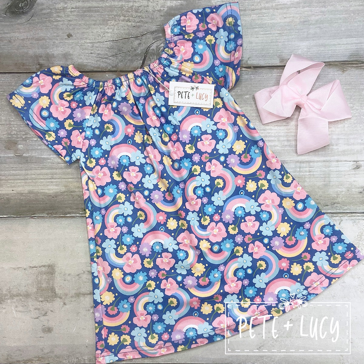 Rainbow Bright Girl's Dress (3T)