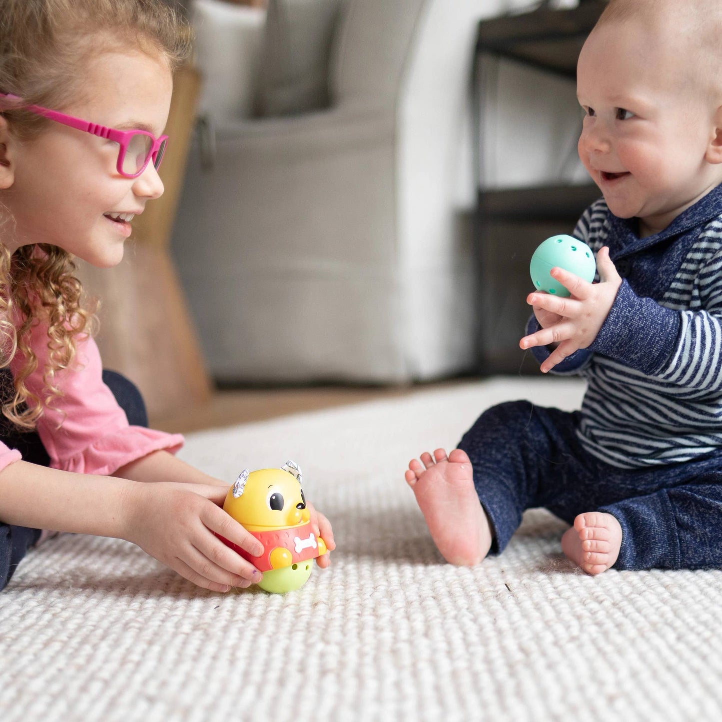 Lamaze Crawl & Chase Pug Ball Popper Toy