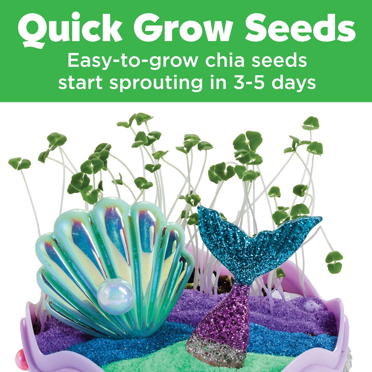 Grow a Mini Garden – Mermaid - DIY Craft Kit for Kids