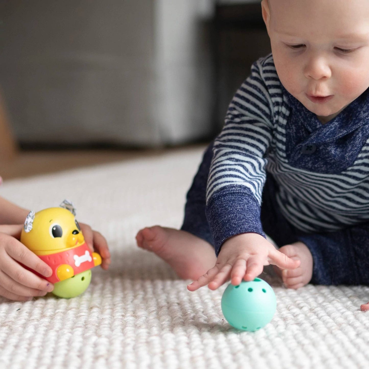 Lamaze Crawl & Chase Pug Ball Popper Toy