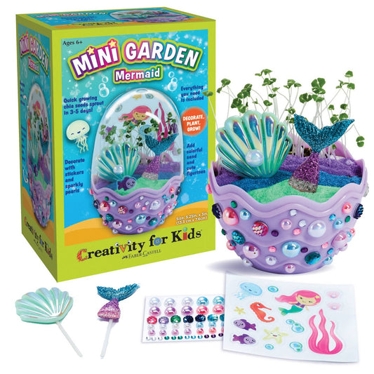 Grow a Mini Garden – Mermaid - DIY Craft Kit for Kids