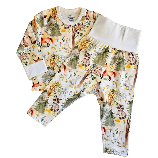 Watercolor Bear 2pc Outfit