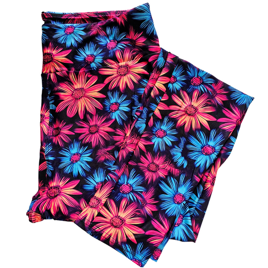 Neon Daisy Adult Leggings