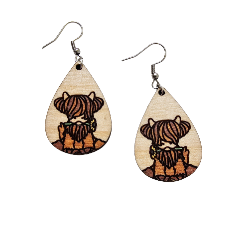 Highland Cow Earrings