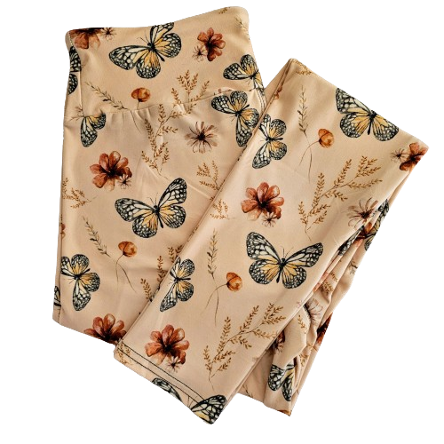 Boho Butterfly Adult Leggings