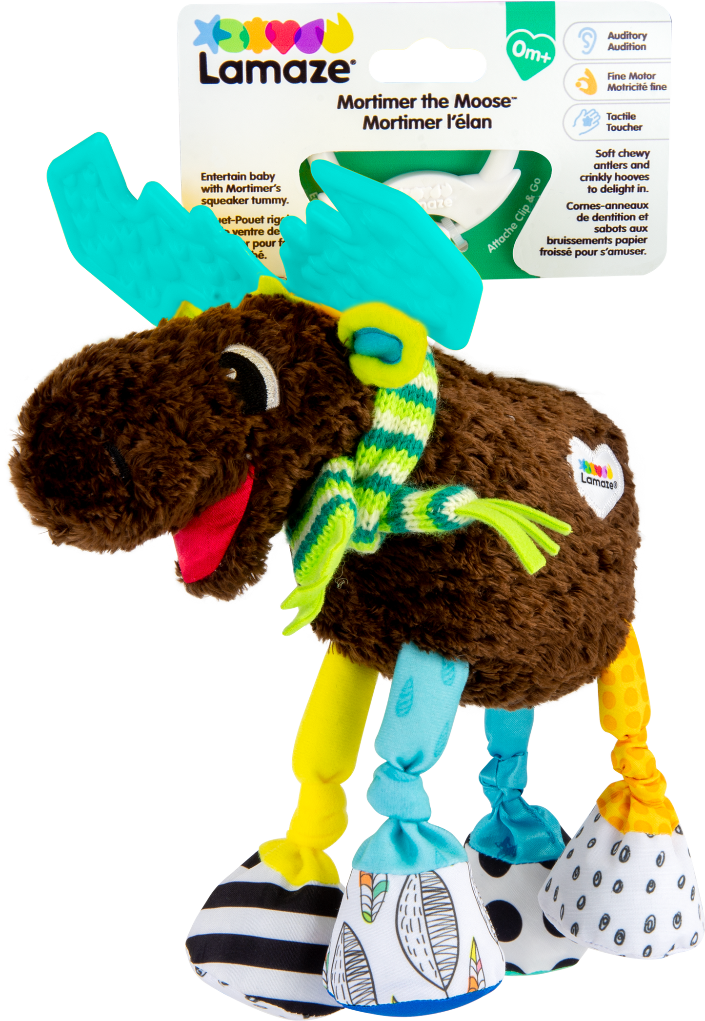 Lamaze Mortimer the Moose Clip & Go Stroller Toy