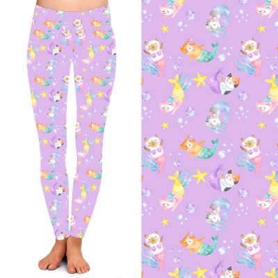 Purr-maid Adult Leggings