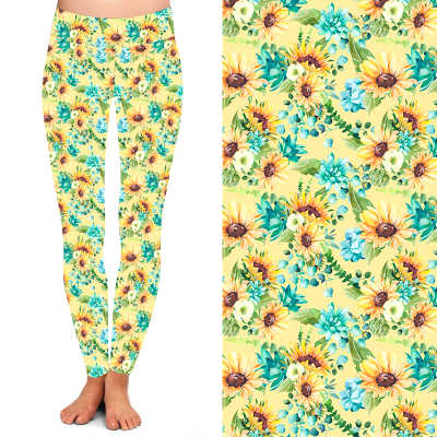 Sunflower Adult Leggings